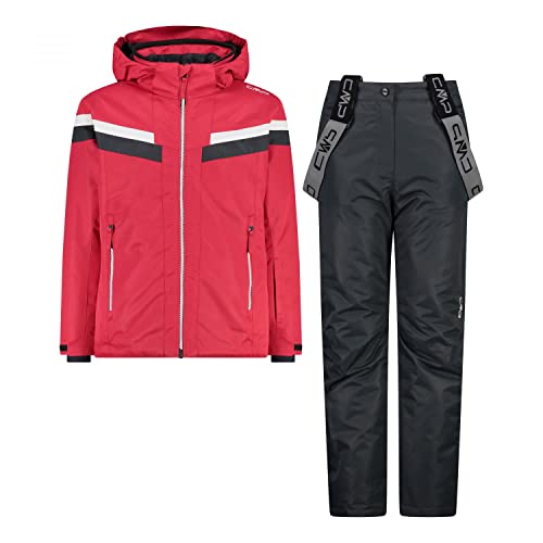 CMP - Kinder-Skianzug aus Twill mit Abnehmbarer Kapuze, Begonie, 110 CMP - Kinder-Skianzug aus Twill mit Abnehmbarer Kapuze, Begonie, 110 von CMP