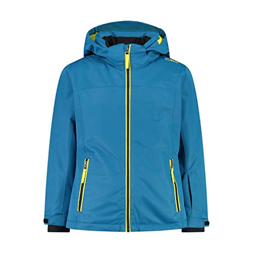 CMP - Kinder-Skijacke aus Twill mit abnehmbarer Kapuze, See, 140 von CMP