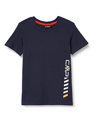 CMP - Kinder-T-Shirt aus Jersey, Schwarz Blau, 104 von CMP