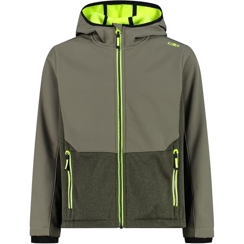 CMP Kinderjacke aus Softshell mit fester Kapuze, Unisex, für Kinder und Jugendliche CMP Kinderjacke aus Softshell mit fester Kapuze, Unisex, für Kinder und Jugendliche von CMP
