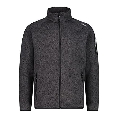 CMP - Knit-Tech-Fleecejacke für Herren, Schwarzer Gletscher, 58 CMP - Knit-Tech-Fleecejacke für Herren, Schwarzer Gletscher, 58 von CMP
