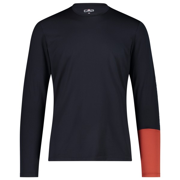 CMP - Longsleeve Polyamid T-Shirt - Funktionsshirt Gr 54 schwarz/blau von CMP