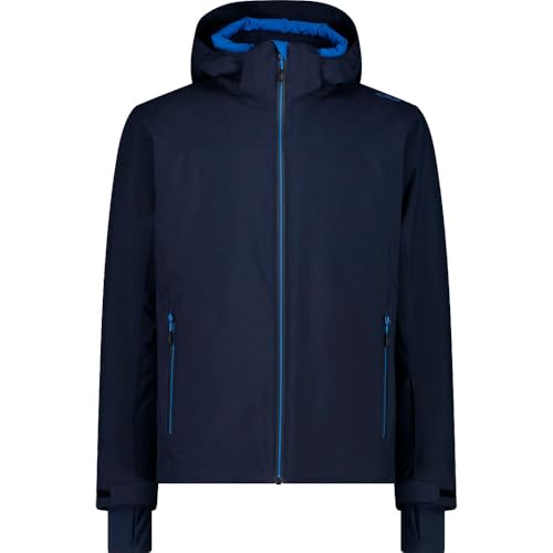 CMP MAN Jacket Zip Hood Black Blue - 50 von CMP