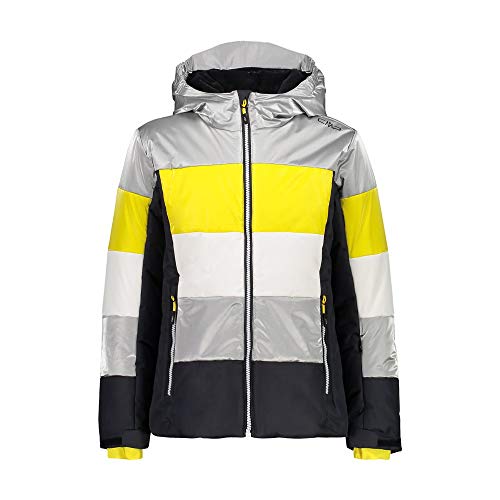 CMP - Kinder-Skijacke mit fester Kapuze, Silber, 110 CMP - Kinder-Skijacke mit fester Kapuze, Silber, 110 von CMP