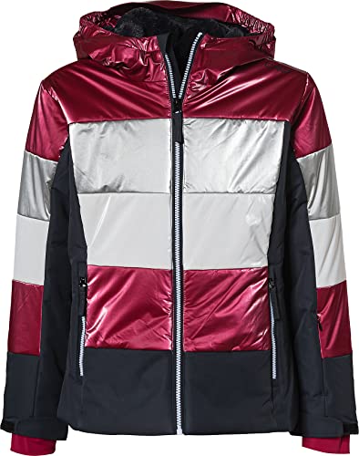 CMP - Kinder-Skijacke mit fester Kapuze, Magenta, 98 von CMP