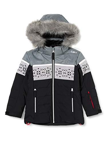 CMP - Kinder-Skijacke aus Twill mit abnehmbarer Kapuze, Schwarz, 104 CMP - Kinder-Skijacke aus Twill mit abnehmbarer Kapuze, Schwarz, 104 von CMP