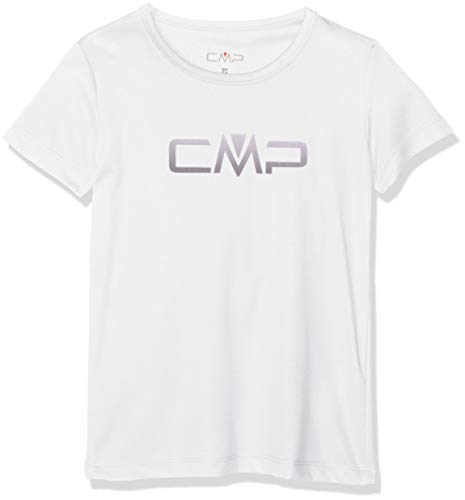 CMP Mädchen T-Shirt, Weiß, 116 von CMP