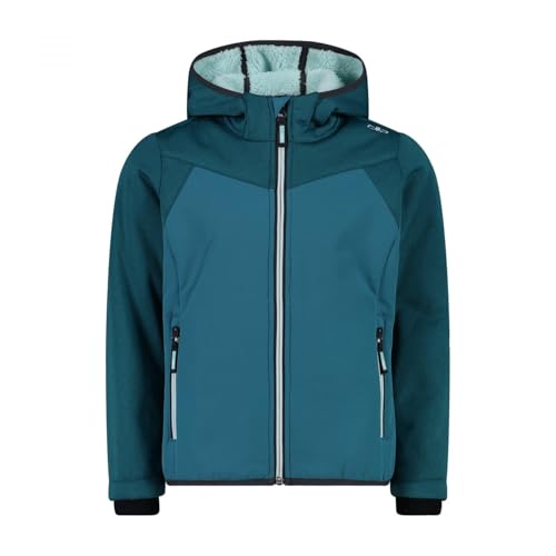 CMP Mädchenjacke mit fester Kapuze aus Softshell mit gekoppelter Jacke Unisex - Kinder und Jugendliche CMP Mädchenjacke mit fester Kapuze aus Softshell mit gekoppelter Jacke Unisex - Kinder und Jugendliche von CMP