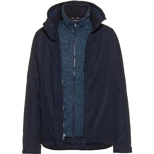 CMP - 3-in-1-Jacke für Herren, Schwarz Blau, 56 CMP - 3-in-1-Jacke für Herren, Schwarz Blau, 56 von CMP