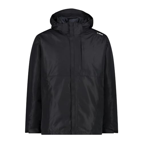 CMP, JACKET ZIP HOOD DETACHABLE INN.JACKET, 33Z1577D, Basic Black, 58, Man CMP, JACKET ZIP HOOD DETACHABLE INN.JACKET, 33Z1577D, Basic Black, 58, Man von CMP