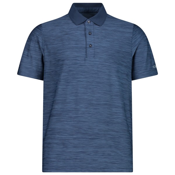 CMP - Polo Melange Stretch - Polo-Shirt Gr 54 blau von CMP