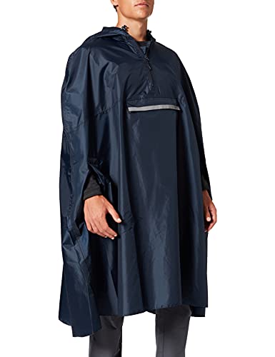CMP - Unisex-Regenponcho für Erwachsene mit fester Kapuze, Schwarz Blau, XL CMP - Unisex-Regenponcho für Erwachsene mit fester Kapuze, Schwarz Blau, XL von CMP