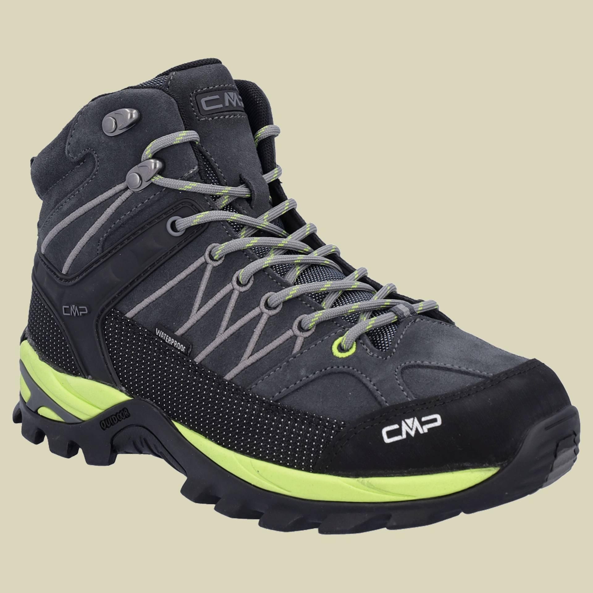 Rigel Mid Trekking Shoes WP Men Größe 41 Farbe 72UN anthracite-limegreen von CMP