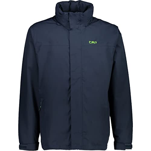 CMP - Ripstop-Regenjacke für Herren, Schwarz Blau, 46 CMP - Ripstop-Regenjacke für Herren, Schwarz Blau, 46 von CMP