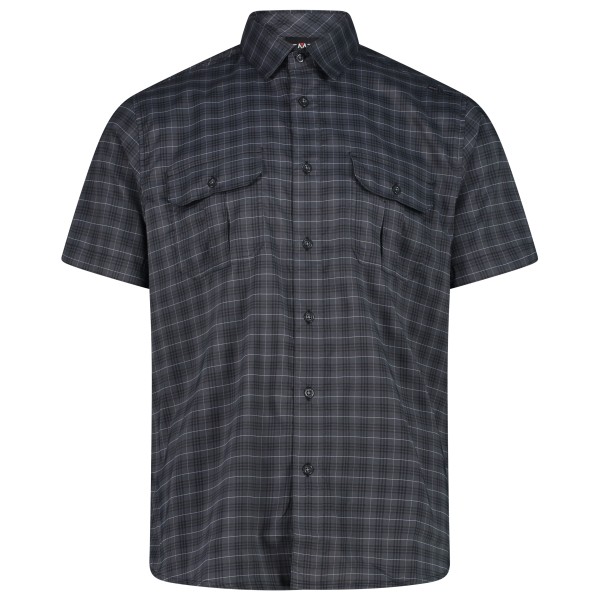 CMP - Shortsleeve Shirt Stretch - Hemd Gr 48 grau/blau von CMP