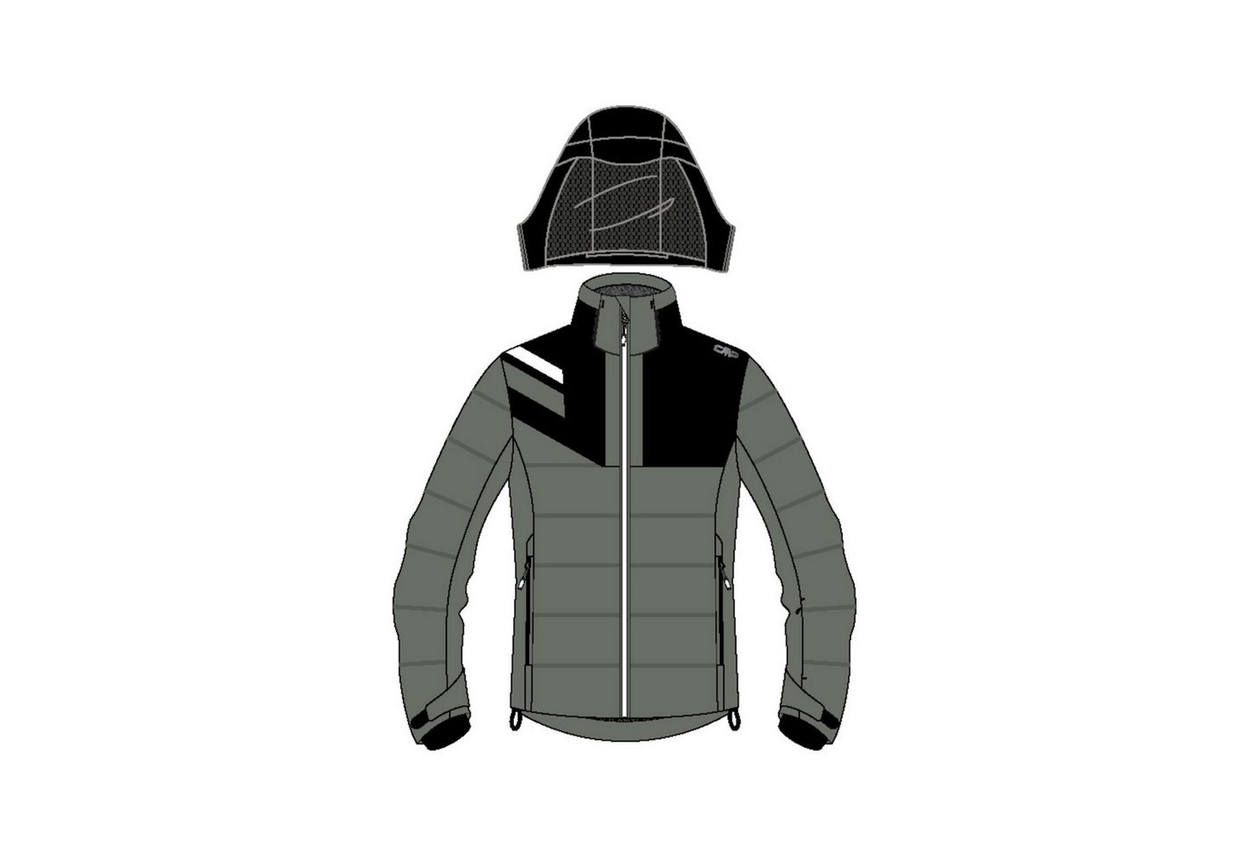 CMP Skijacke CMP Herren Skijacke MAN JACKET ZIP HOOD 33W0767 CMP Skijacke CMP Herren Skijacke MAN JACKET ZIP HOOD 33W0767 von CMP