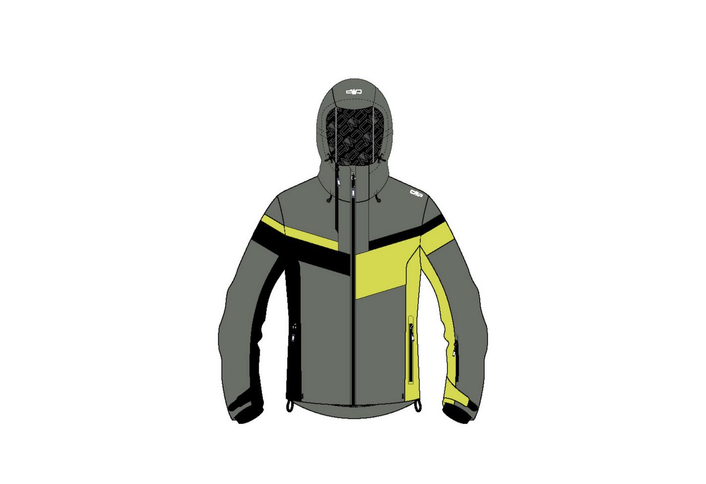 CMP Skijacke CMP Herren Skijacke Man Fix Hood Jacket 33W0827 CMP Skijacke CMP Herren Skijacke Man Fix Hood Jacket 33W0827 von CMP