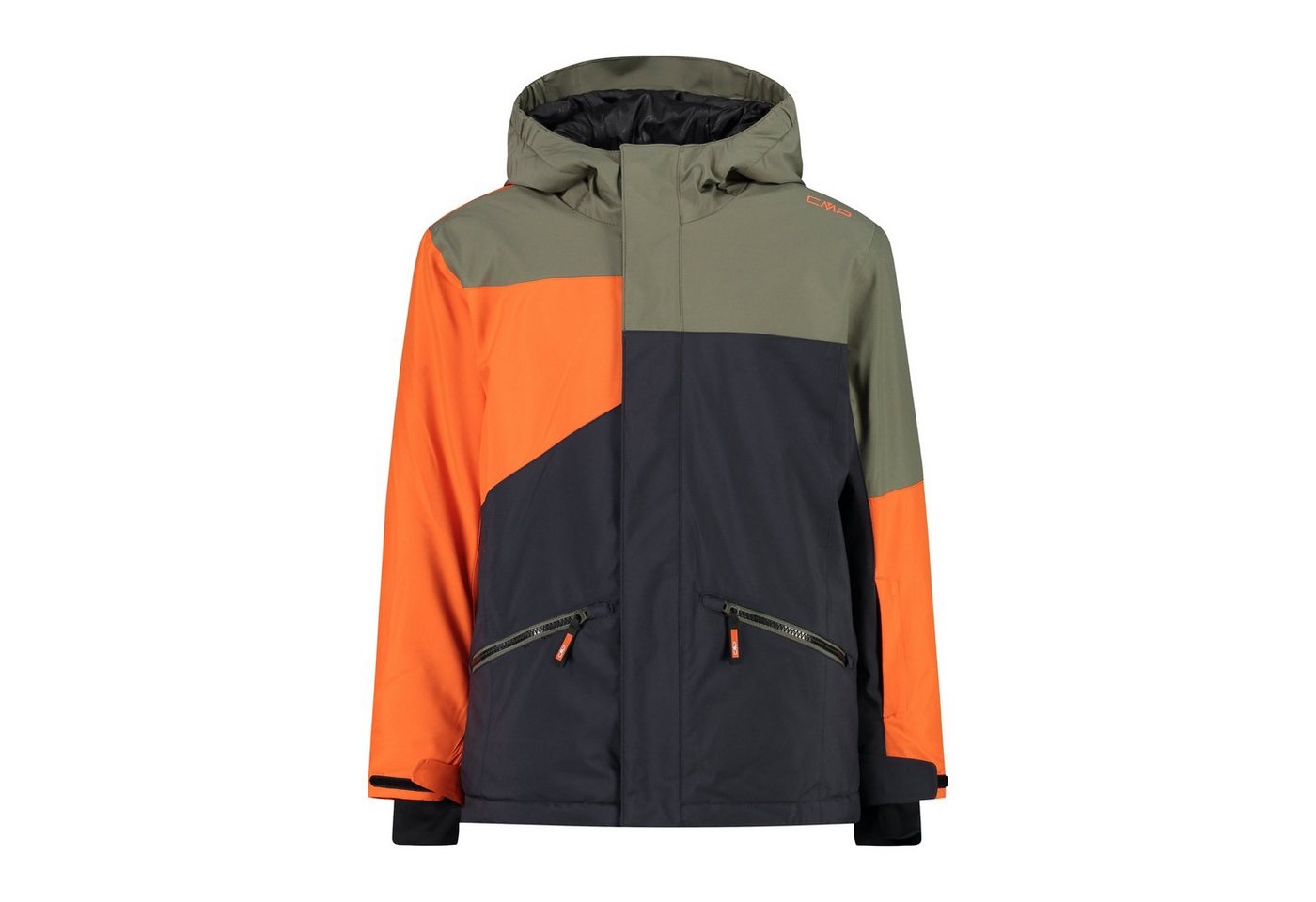 CMP Skijacke KID JACKET FIX HOOD ANTRACITE-KAKY CMP Skijacke KID JACKET FIX HOOD ANTRACITE-KAKY von CMP