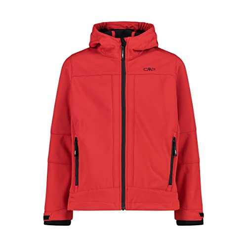 CMP Jungen Kinderjacke Mit Fester Kapuzen Jacke, Ferrari-Nero, 98 EU CMP Jungen Kinderjacke Mit Fester Kapuzen Jacke, Ferrari-Nero, 98 EU von CMP