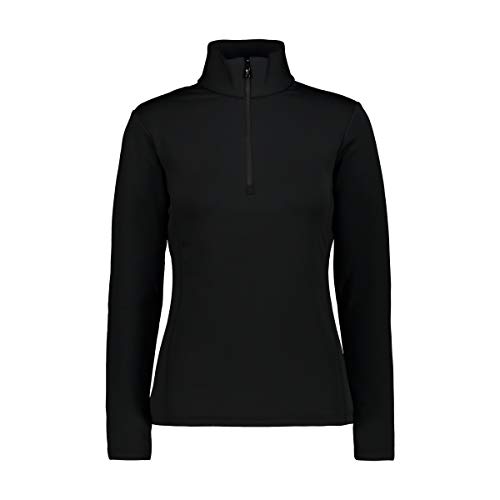 CMP - Stretch-Fleecepullover für Damen, Schwarz, D34 von CMP