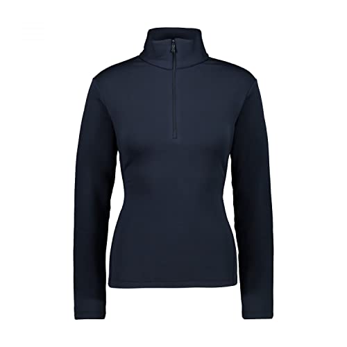 CMP - Stretch-Fleecepullover für Damen, Schwarz Blau, D38 von CMP