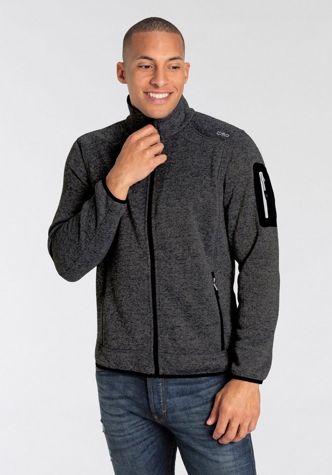 CMP Strickfleecejacke MAN JACKET FIX HOOD (1-St) CMP Strickfleecejacke MAN JACKET FIX HOOD (1-St) von CMP