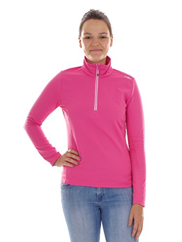 CMP Sweatpullover Oberteil KRAGENSHIRT PINK Half-Zip ATMUNGSAKTIV 3E10266 (38) von CMP