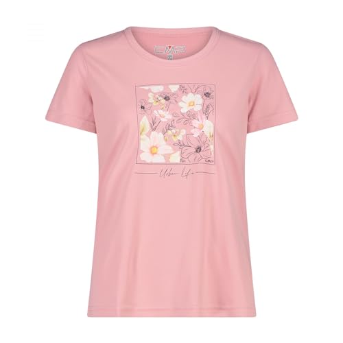 CMP T-Shirt pour Femme T-shirt Femme, Rosa, 56 von CMP