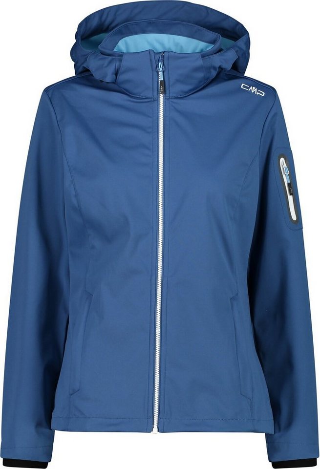 CMP Trekkingjacke WOMAN JACKET ZIP HOOD DUSTY BLUE von CMP