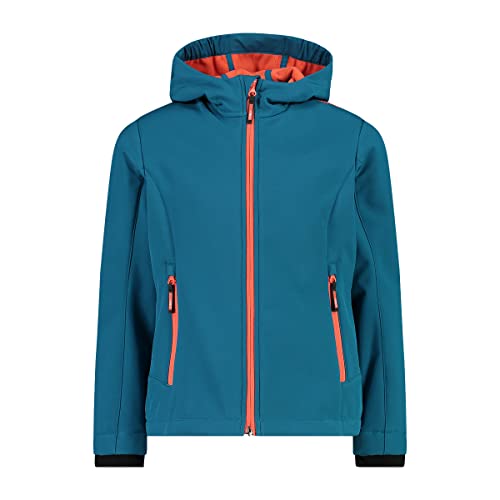 CMP - Softshelljacke für Kinder, Deep Lake-Campari, 116 von CMP