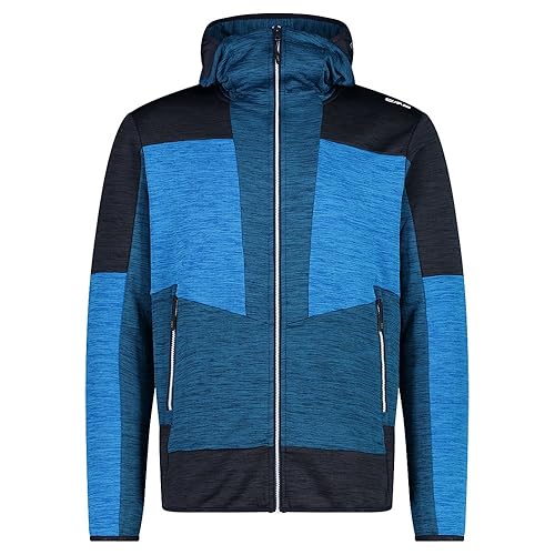 CMP Unlimitech Fleece Jacke aus Grid Tech für Herren, l931 petrol,50 von CMP