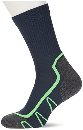 CMP Herren Wandersocken TREKKING SOCK POLY MID, B.Blau-Grünes Fluo, 39-42 EU CMP Herren Wandersocken TREKKING SOCK POLY MID, B.Blau-Grünes Fluo, 39-42 EU von CMP