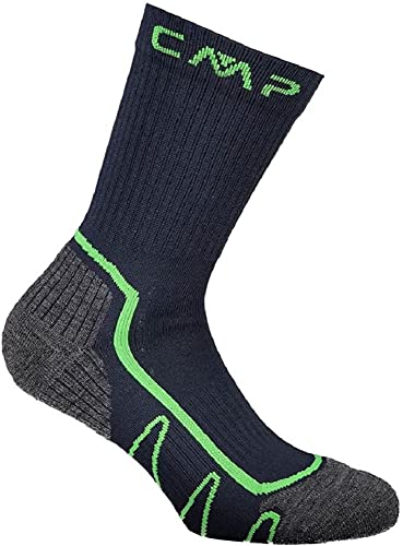 CMP - Wandersocken für Kinder, B.Blau-Grünes Fluo, 25/27 von CMP