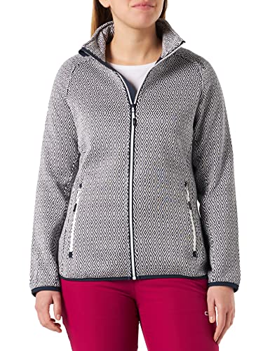 CMP - Knit-Tech-Fleece für Damen, B.Gesso-B.Blue, D34 von CMP