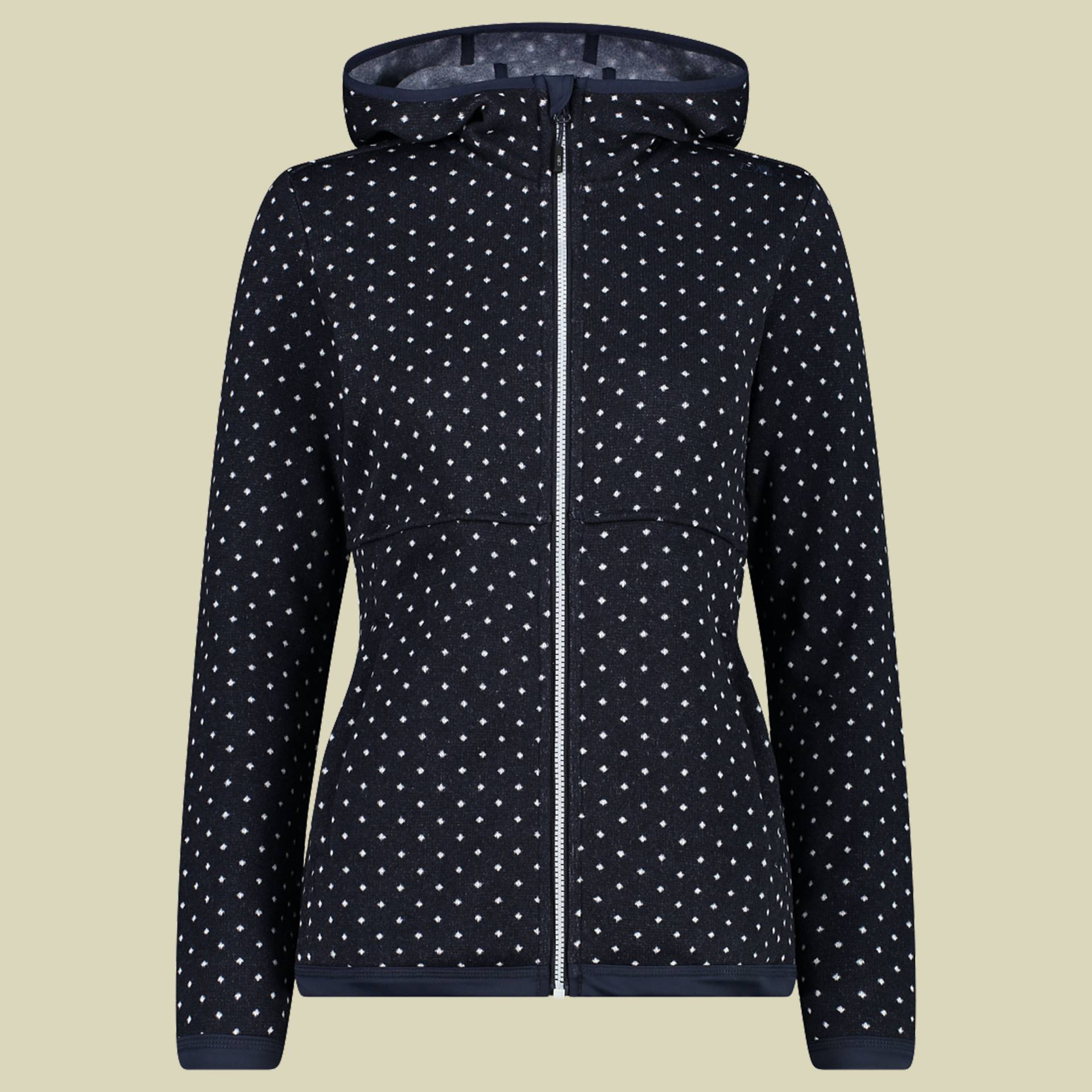 Woman Jacket Fix Hood Jacquard Knitted 33H1966 Größe 40 Farbe b.blue-bianco Woman Jacket Fix Hood Jacquard Knitted 33H1966 Größe 40 Farbe b.blue-bianco von CMP