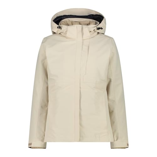 CMP, JACKET ZIP HOOD DETACHBLE INN.JACKET, 33Z1646D, Light Brown, D40, Woman CMP, JACKET ZIP HOOD DETACHBLE INN.JACKET, 33Z1646D, Light Brown, D40, Woman von CMP