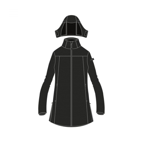 CMP, PARKA JACKET ZIP HOOD, 34A0326, Basic Black, D48, Woman CMP, PARKA JACKET ZIP HOOD, 34A0326, Basic Black, D48, Woman von CMP