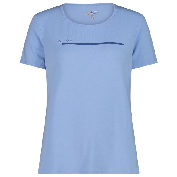 CMP - Women's Bamboo T-Shirt - T-Shirt Gr 44 blau von CMP