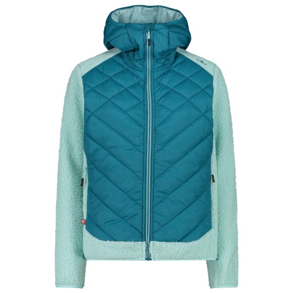 CMP - Women's Jacket Hybrid Fix Hood 34P2386 - Kunstfaserjacke Gr 36 türkis CMP - Women's Jacket Hybrid Fix Hood 34P2386 - Kunstfaserjacke Gr 36 türkis von CMP