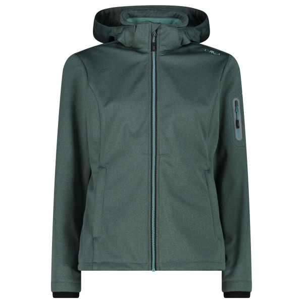 CMP - Women's Jacket Zip Hood Melange Softshell - Softshelljacke Gr 40 blau CMP - Women's Jacket Zip Hood Melange Softshell - Softshelljacke Gr 40 blau von CMP