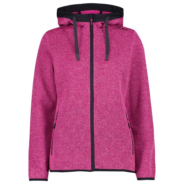 CMP - Women's Jacquard Knitted Jacket Fix Hood - Fleecejacke Gr 38 rosa CMP - Women's Jacquard Knitted Jacket Fix Hood - Fleecejacke Gr 38 rosa von CMP