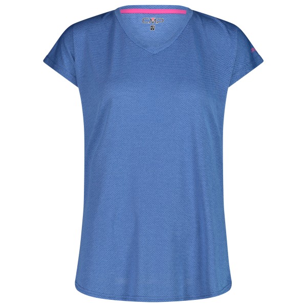 CMP - Women's Jacquard T-Shirt - Funktionsshirt Gr 42 blau von CMP