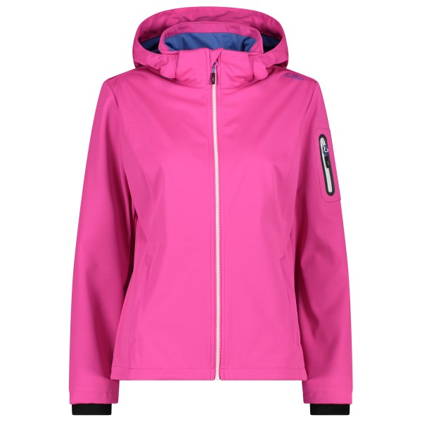 CMP - Women's Light Softshell Jacket Zip Hood - Softshelljacke Gr 36 rosa von CMP