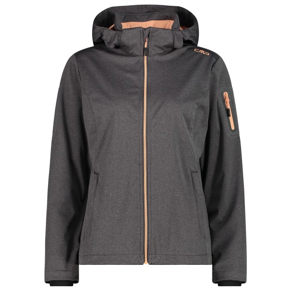CMP - Women's Light Softshell Jacket Zip Hood - Softshelljacke Gr 48 grau CMP - Women's Light Softshell Jacket Zip Hood - Softshelljacke Gr 48 grau von CMP