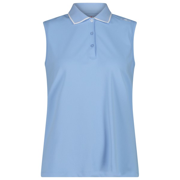CMP - Women's Polo Sleeveless - Polo-Shirt Gr 34 blau von CMP