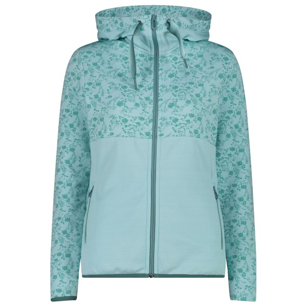 CMP - Women's Printed Stretch Jacket Fix Hood - Fleecejacke Gr 46 türkis CMP - Women's Printed Stretch Jacket Fix Hood - Fleecejacke Gr 46 türkis von CMP