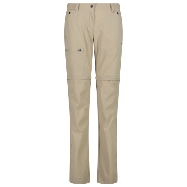 CMP - Women's Zip Off Pant 4-Way Stretch - Zip-Off-Hose Gr 48 beige von CMP