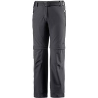 CMP Zip Off Outdoorhose Mädchen antracite-nero 116 von CMP