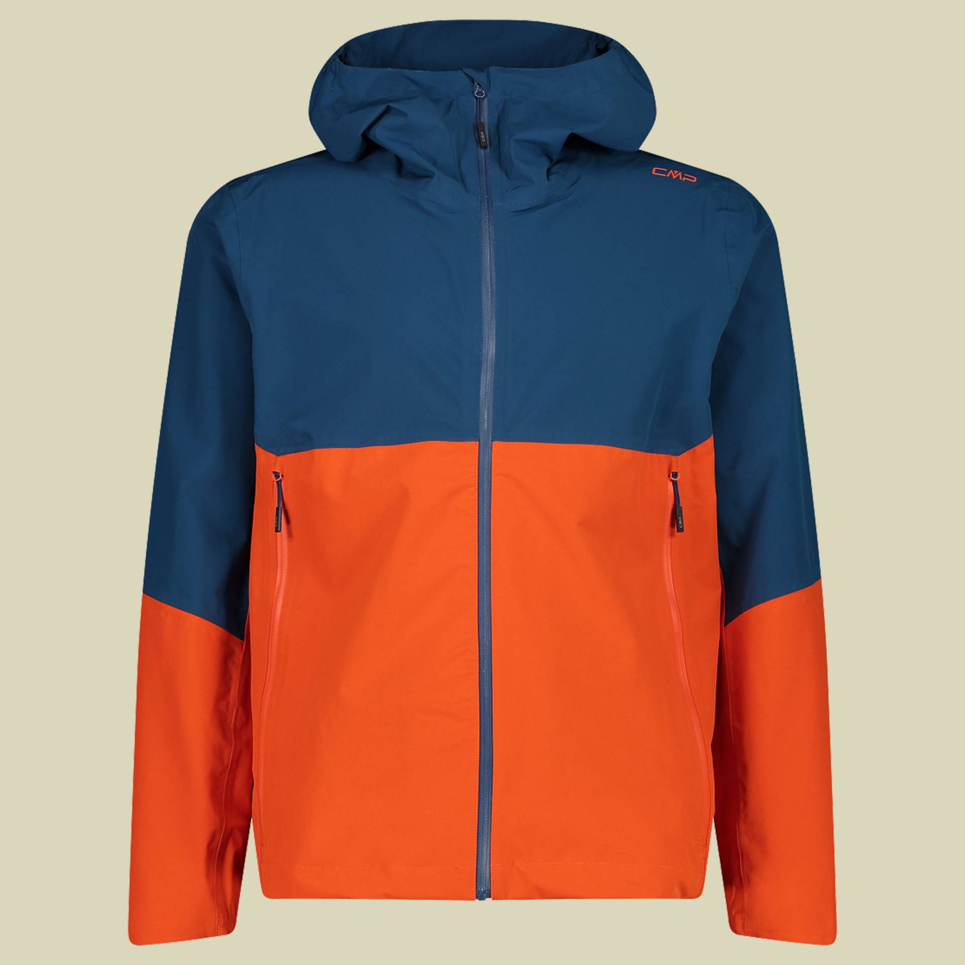 Man Jacket Fix Hood 35Z6187 56 mehrfarbig - tango/ocean Man Jacket Fix Hood 35Z6187 56 mehrfarbig - tango/ocean von CMP