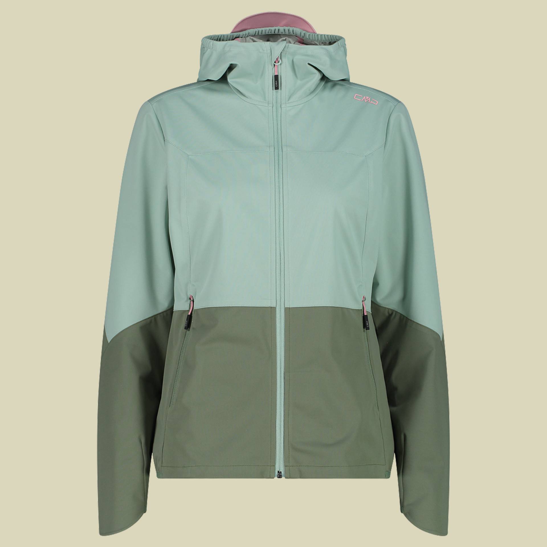 Woman Jacket Fix Hood 34A6596 40 grün - E421 jade Woman Jacket Fix Hood 34A6596 40 grün - E421 jade von CMP